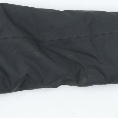 Fouganza Boys Black Water Resistant Lined Riding Parka Jacket 6 Years