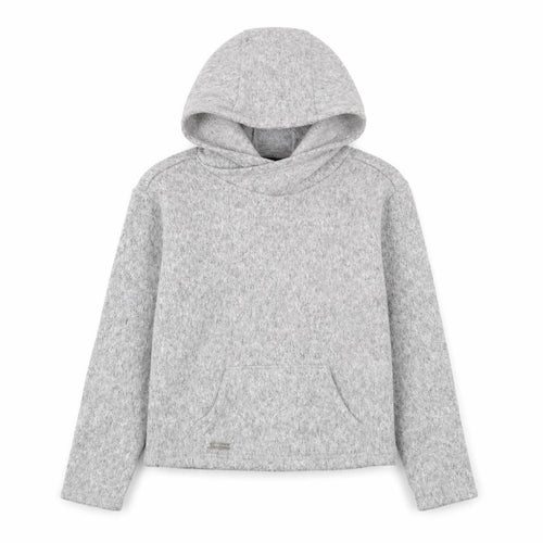 Dare 2b Girls Grey Pullover Fleece Hoodie Age 11-12 Years Regular Fit