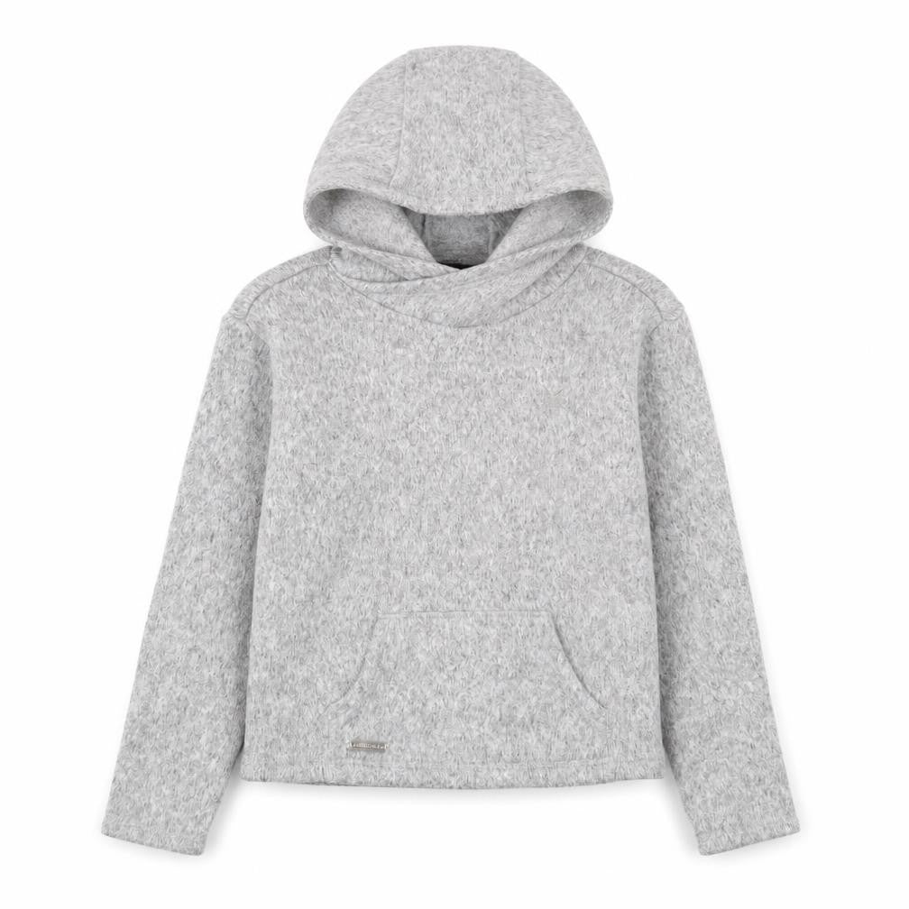 Dare 2b Girls Grey Pullover Fleece Hoodie Age 11-12 Years Regular Fit