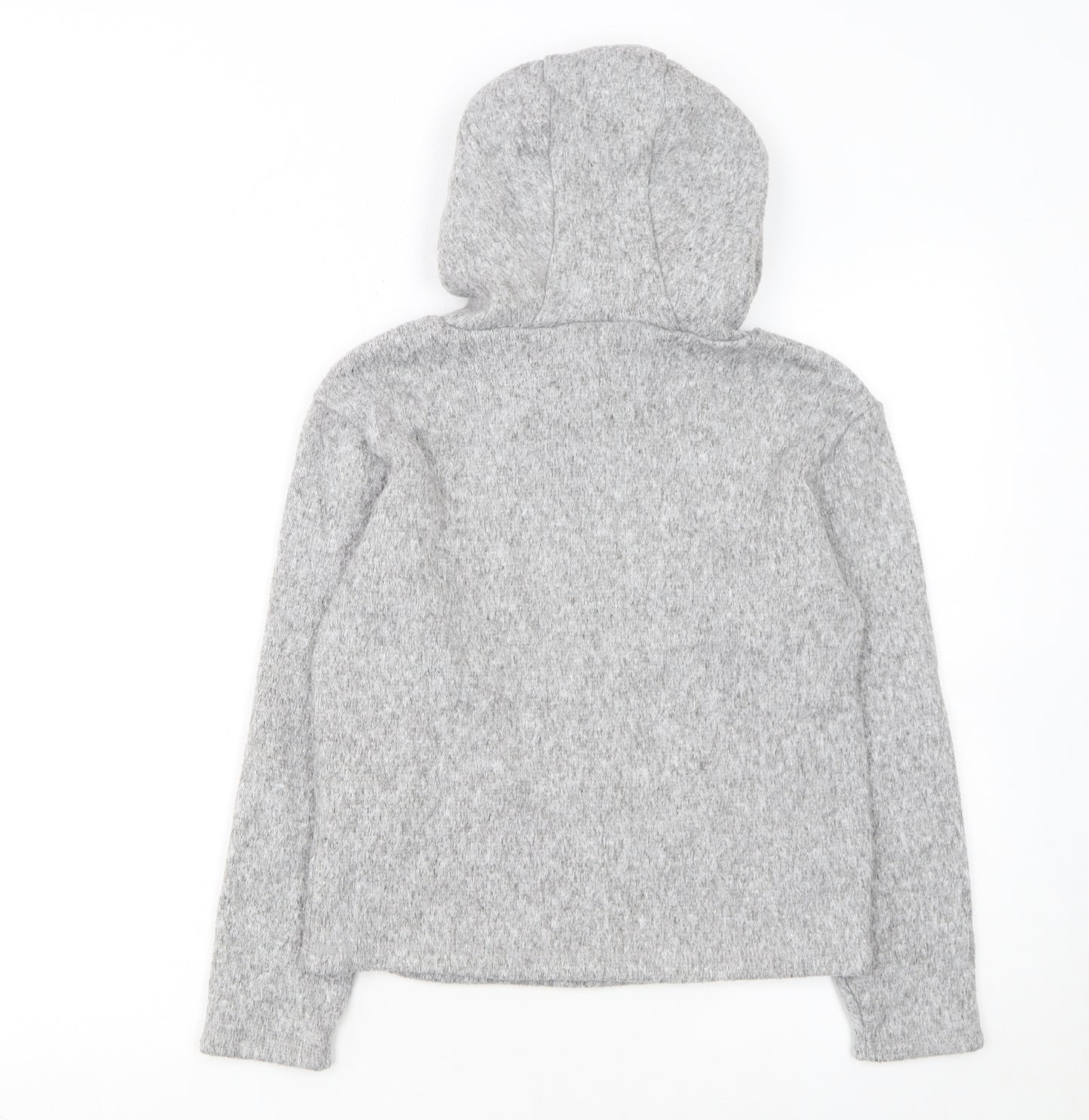 Dare 2b Girls Grey Pullover Fleece Hoodie Age 11-12 Years Regular Fit