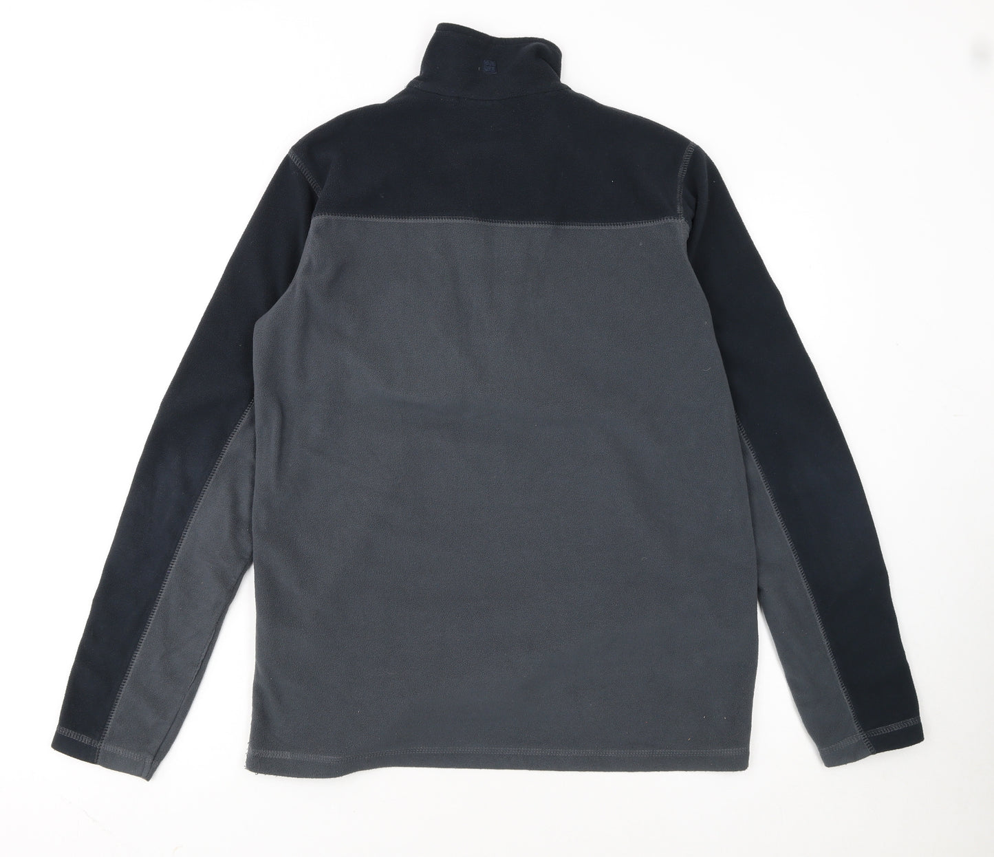 Mountain Warehouse Men’s Grey 1/2 Zip Fleece Pullover Sweatshirt S