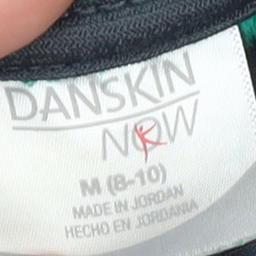 Danskin Now Womens Green Fleece Full Zip Jacket Size M