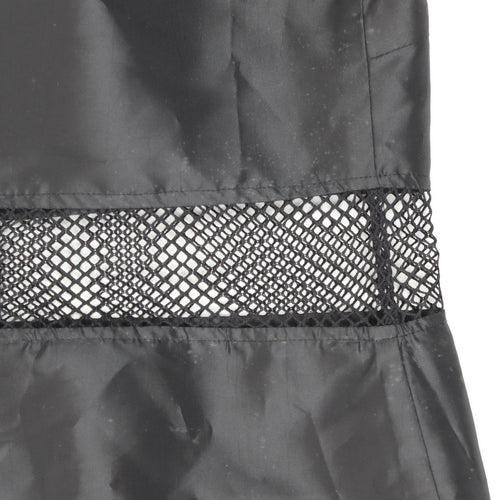 The Ragged Priest Women's Black Mesh Zip Pinafore Dress Size M