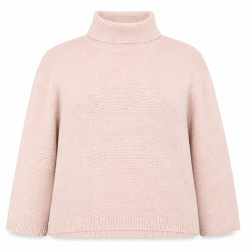 H&M Women’s Pink Roll Neck Chunky Knit Jumper Size 12