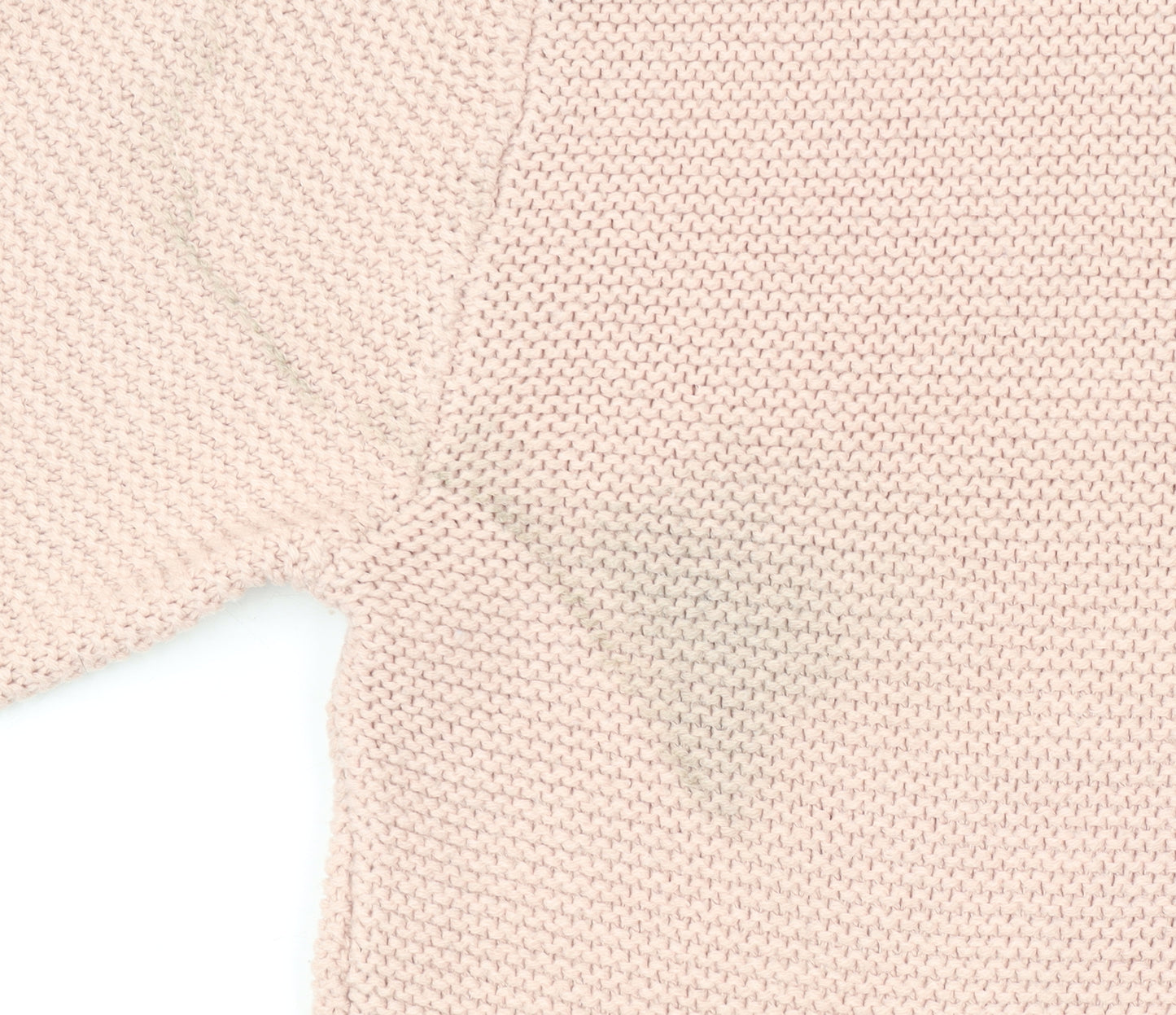H&M Women’s Pink Roll Neck Chunky Knit Jumper Size 12