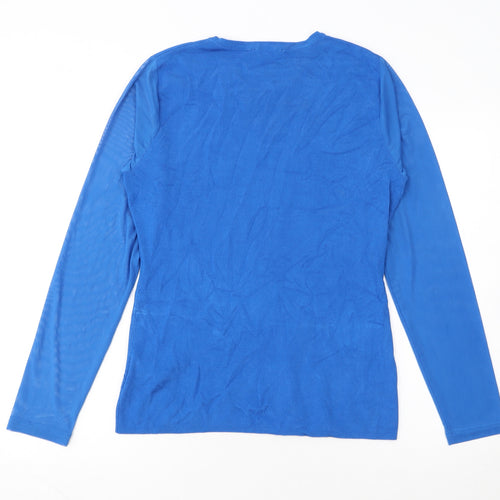 Star by Julien Macdonald Blue Studded Crew Neck Womens Size 16 Jumper