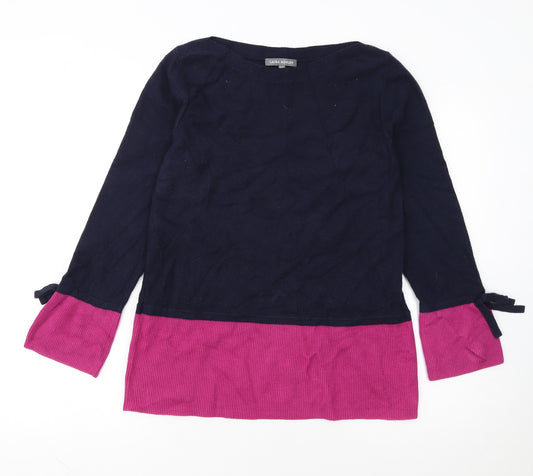 Laura Ashley Women’s Multicoloured Knit Pullover Jumper UK 12