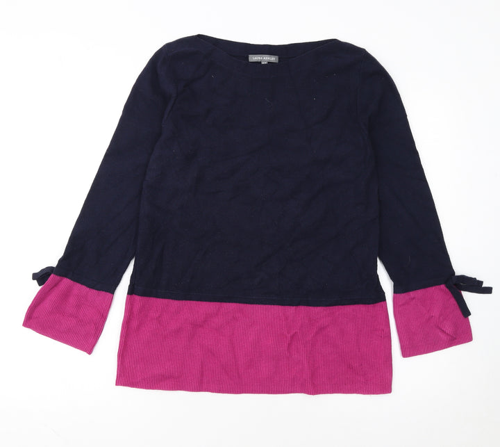 Laura Ashley Women’s Multicoloured Knit Pullover Jumper UK 12