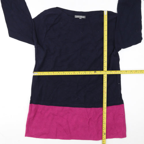Laura Ashley Women’s Multicoloured Knit Pullover Jumper UK 12