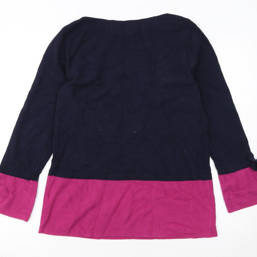 Laura Ashley Women’s Multicoloured Knit Pullover Jumper UK 12