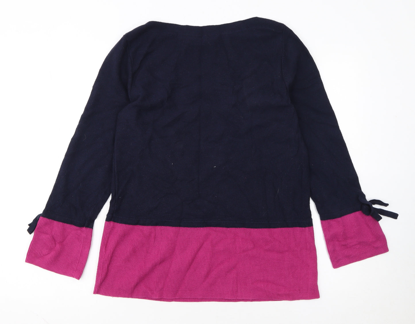 Laura Ashley Women’s Multicoloured Knit Pullover Jumper UK 12
