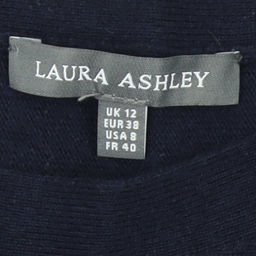 Laura Ashley Women’s Multicoloured Knit Pullover Jumper UK 12