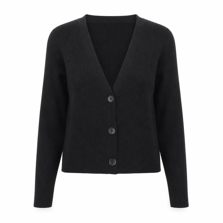 Missguided Women’s Black Slim Fit Ribbed Cardigan UK 6