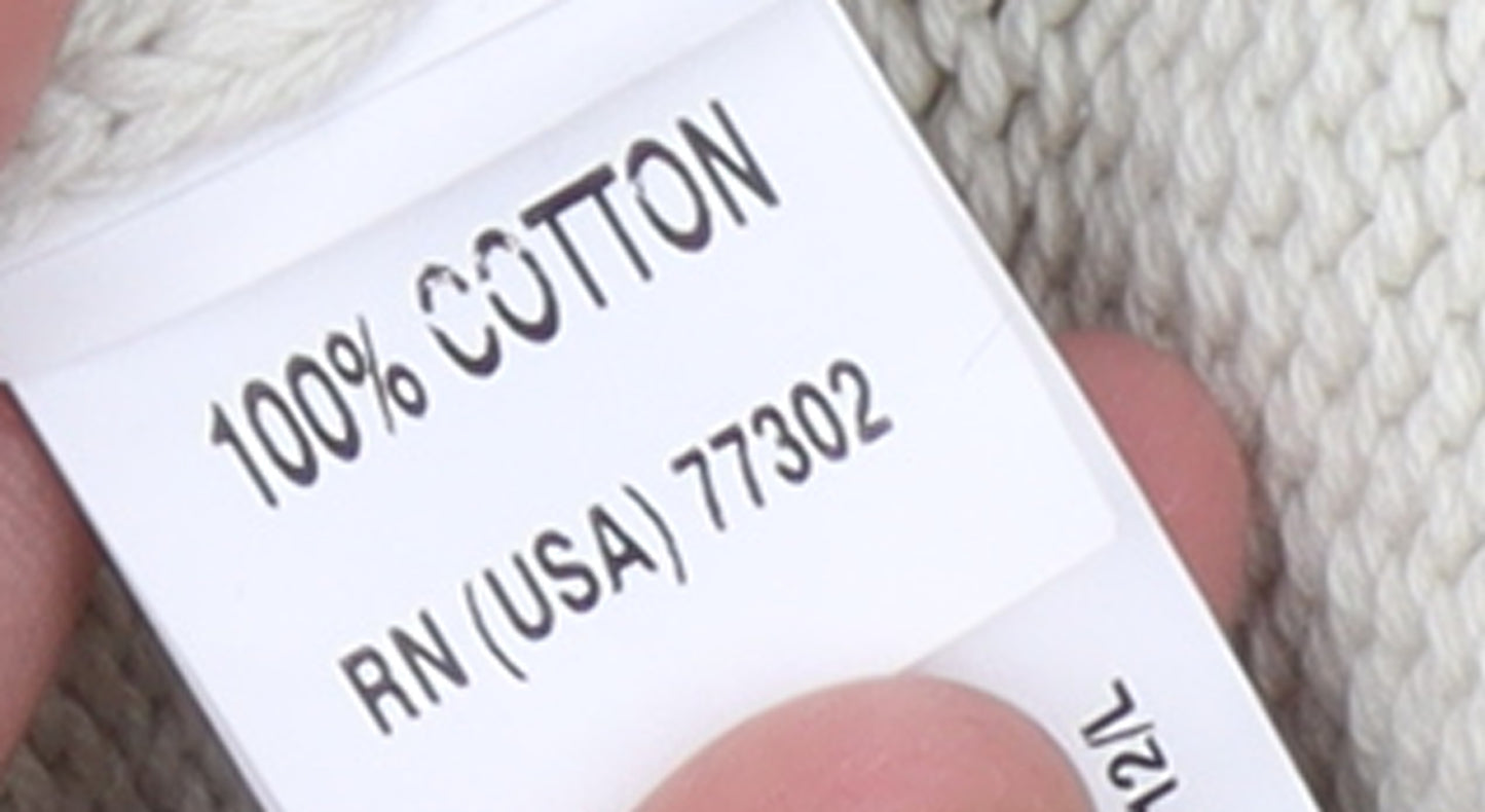 Zara Man Ivory Cotton V-Neck Pullover Jumper L Mens Knitwear