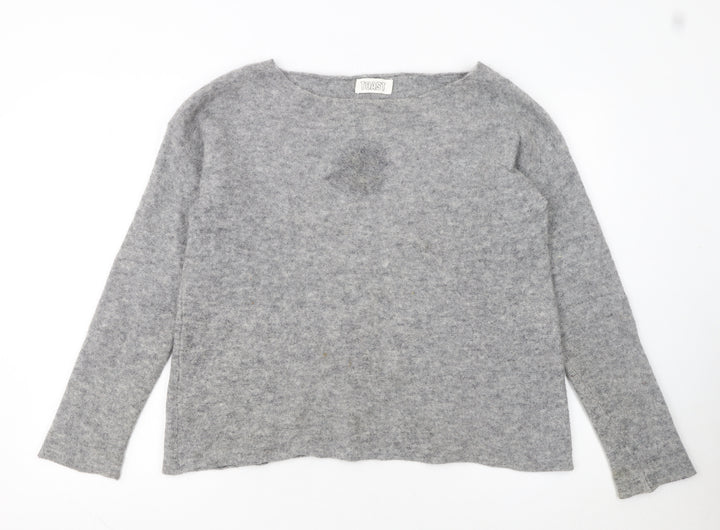 Toast Women Grey Alpaca Wool Pullover Jumper Size M
