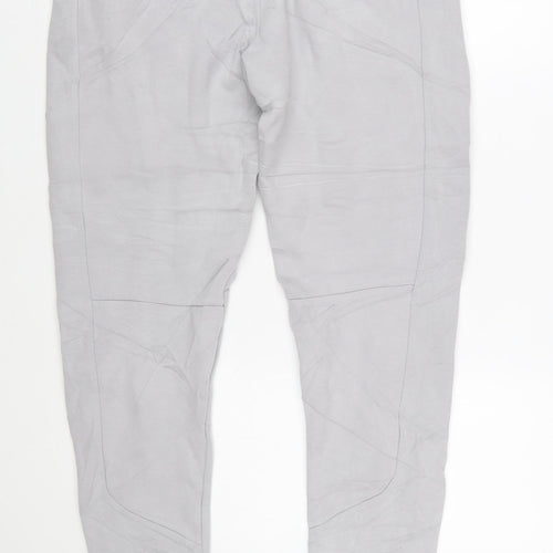 Puma Men's Grey Regular Fit Jogger Trousers Size L