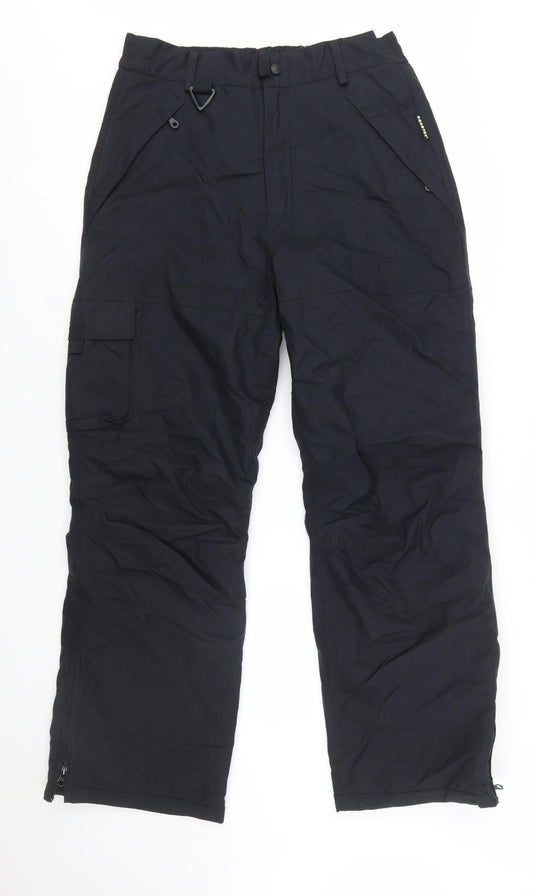 Cabela's Women's Black M Insulated Snow Pants Waterproof Winter Trousers