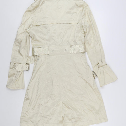 MaxMara Women’s Beige Belted Trench Coat S Classic Mid-Length