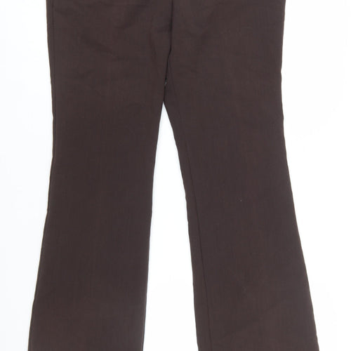 Worthington Women’s Brown Dress Pants Size 10 Straight Leg Modern Fit