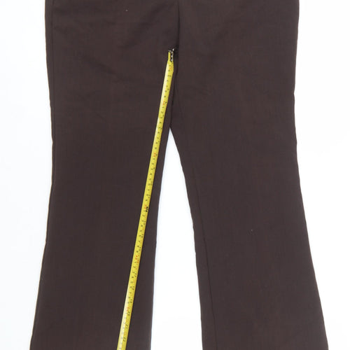 Worthington Women’s Brown Dress Pants Size 10 Straight Leg Modern Fit