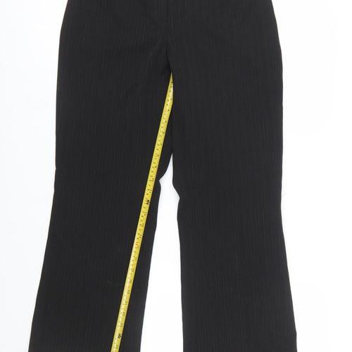 Studio 1940 Women’s Black Pinstripe Petite Dress Trousers Size 10P