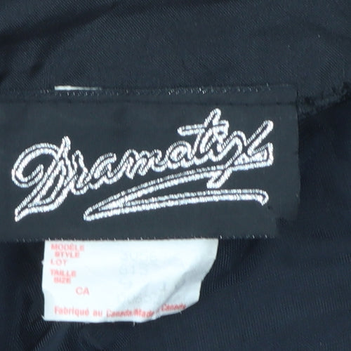 Dramatiz Women's Black Velvet Sleeveless Sheath Dress Size 10