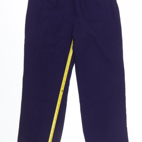 Kasper Women's Blue Petite 6P Pleated Dress Pants