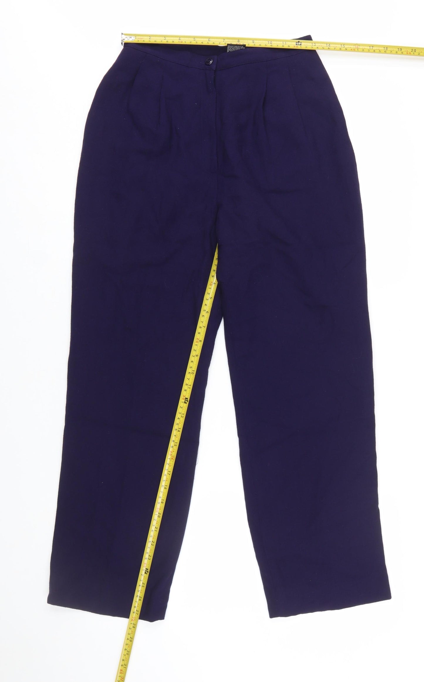 Kasper Women's Blue Petite 6P Pleated Dress Pants
