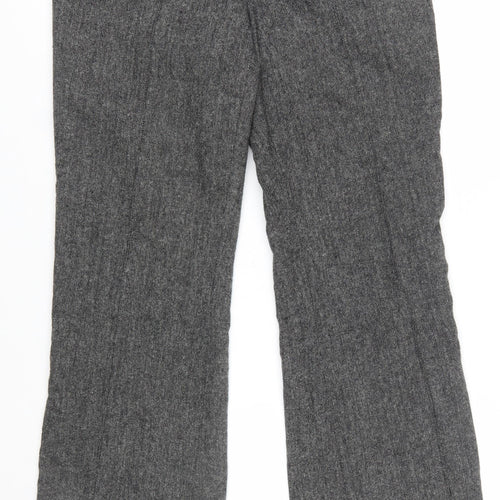 Dalia Collection Women's Grey Wool Blend Dress Pants Size 12