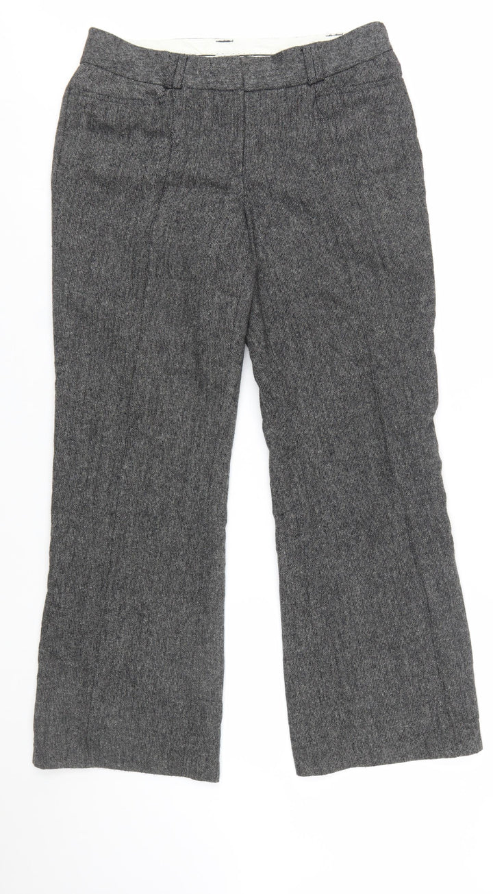 Dalia Collection Women's Grey Wool Blend Dress Pants Size 12
