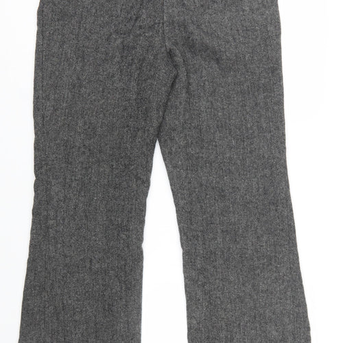 Dalia Collection Women's Grey Wool Blend Dress Pants Size 12