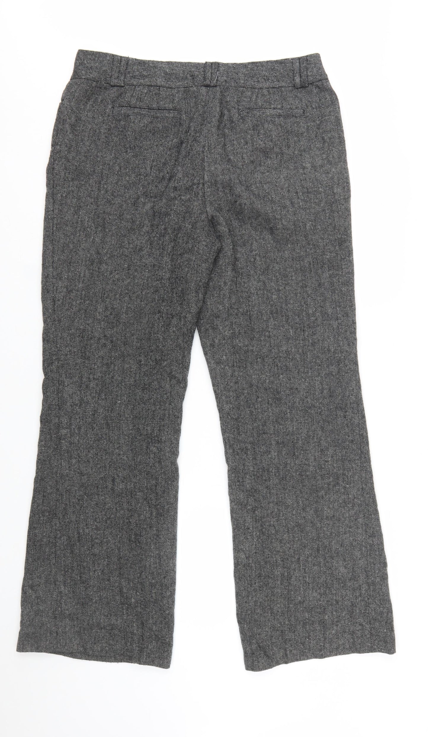 Dalia Collection Women's Grey Wool Blend Dress Pants Size 12
