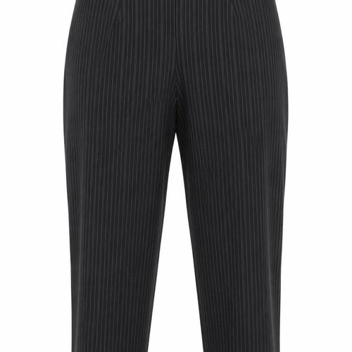 All That Jazz Women’s Black Pinstripe High-Rise Pleated Dress Pants Size 14