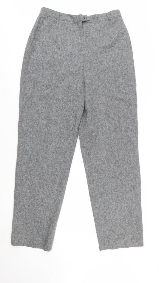 Koret Career Womens Grey Wool Dress Pants Size 14 Lined Workwear