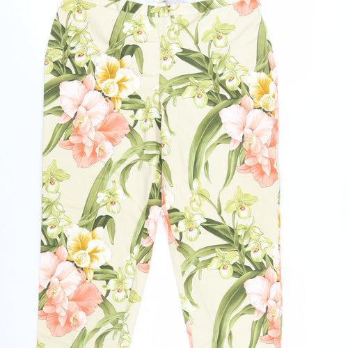 Tommy Bahama Women’s Multicoloured Floral Capri Trousers Size 10 Cotton Stretch