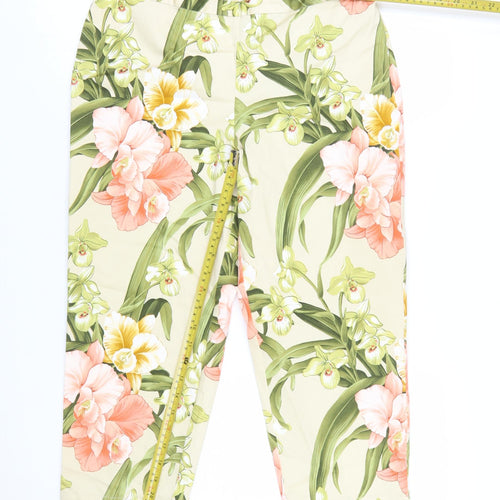 Tommy Bahama Women’s Multicoloured Floral Capri Trousers Size 10 Cotton Stretch