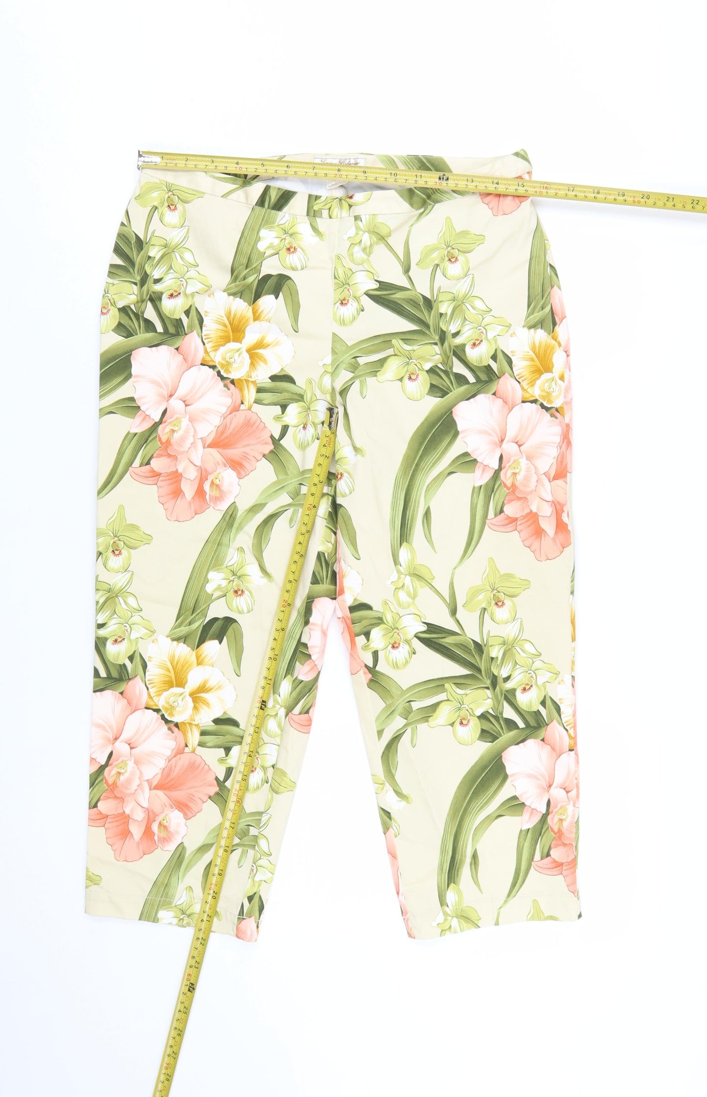 Tommy Bahama Women’s Multicoloured Floral Capri Trousers Size 10 Cotton Stretch
