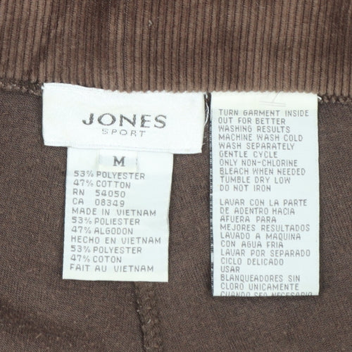 Jones Sport Women's Brown Velour Drawstring Sweatpants M