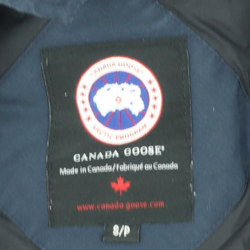 Canada Goose Womens Blue Parka Coat S Hooded Down Winter Jacket