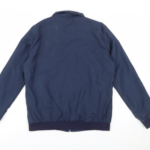 Zeagoo Men's Blue XL Bomber Jacket Wind-Resistant Lined Casual