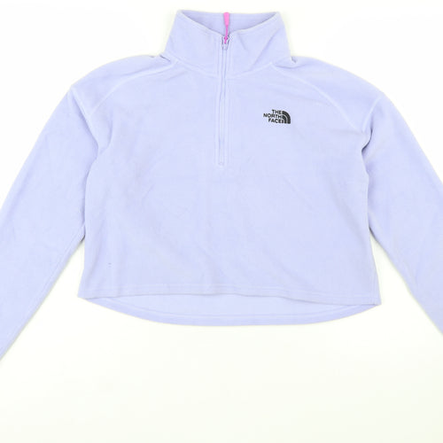 The North Face Womens Lilac Fleece Pullover Sweatshirt Medium