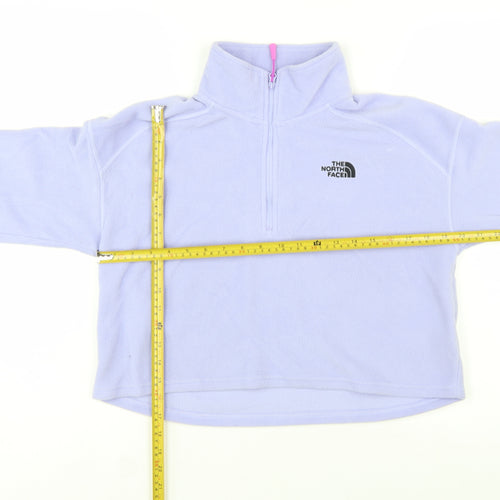 The North Face Womens Lilac Fleece Pullover Sweatshirt Medium