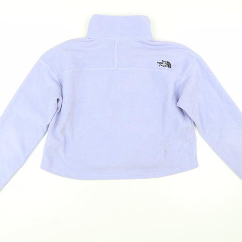 The North Face Womens Lilac Fleece Pullover Sweatshirt Medium