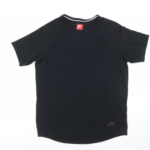 Nike Men's Black Short Sleeve Activewear T-Shirt Size L