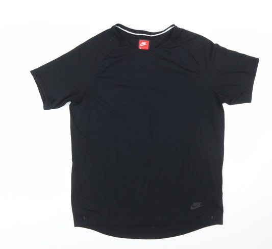 Nike Men's Black Short Sleeve Activewear T-Shirt Size L