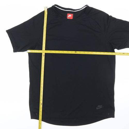 Nike Men's Black Short Sleeve Activewear T-Shirt Size L