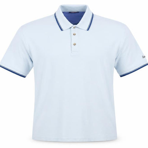 Lee Cooper Men's Blue XL Cotton Short Sleeve Polo Shirt