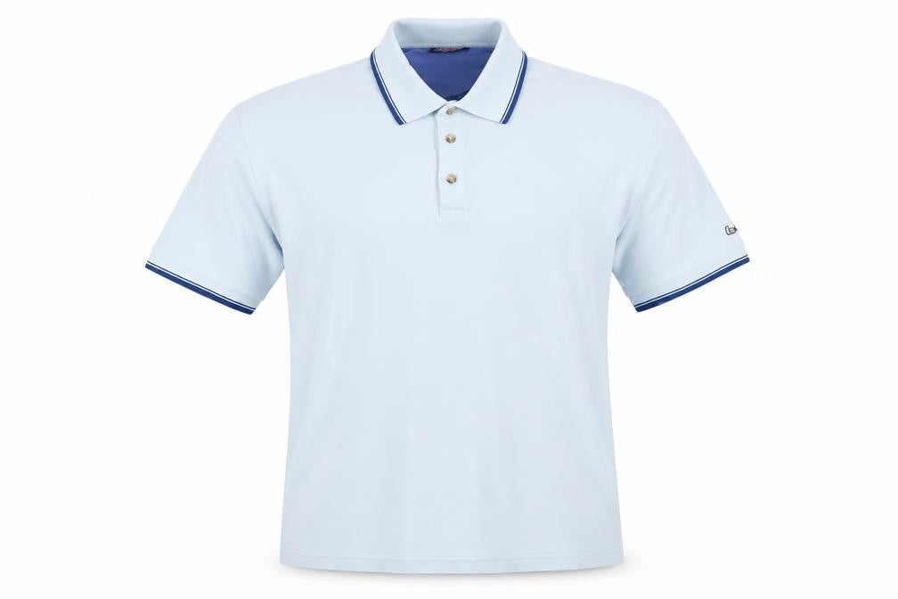 Lee Cooper Men's Blue XL Cotton Short Sleeve Polo Shirt