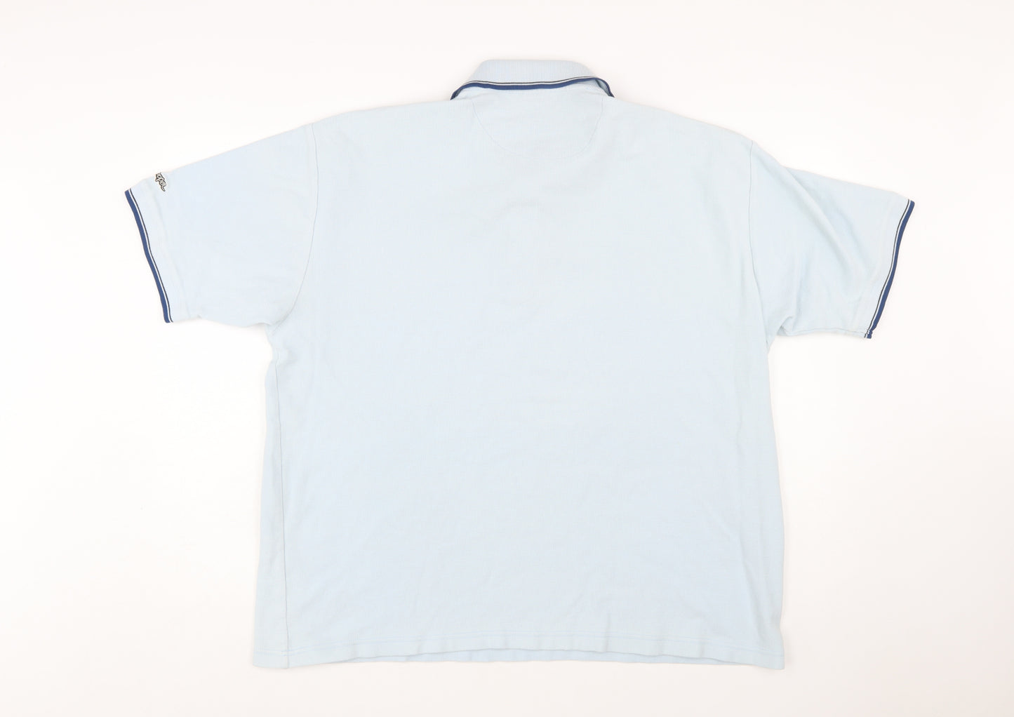 Lee Cooper Men's Blue XL Cotton Short Sleeve Polo Shirt