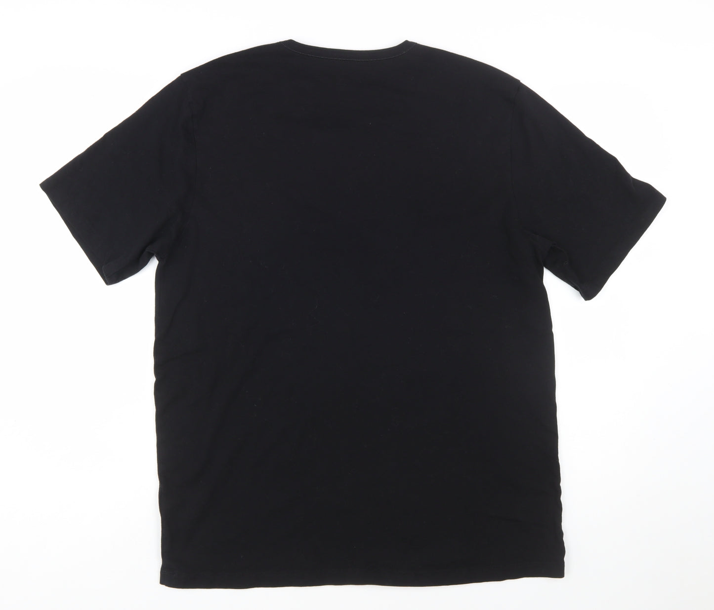 BOSS Men's Black 2XL Crew Neck Cotton T-Shirt